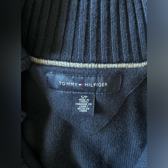 TOMMY HILFIGER MEN’S KNITTED ZIP UP SWEATER - Picture 6 of 6